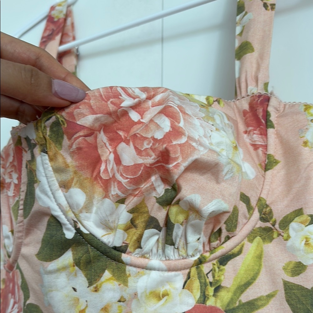House of CB Pink Floral Midi Dress - Picture 7 of 12